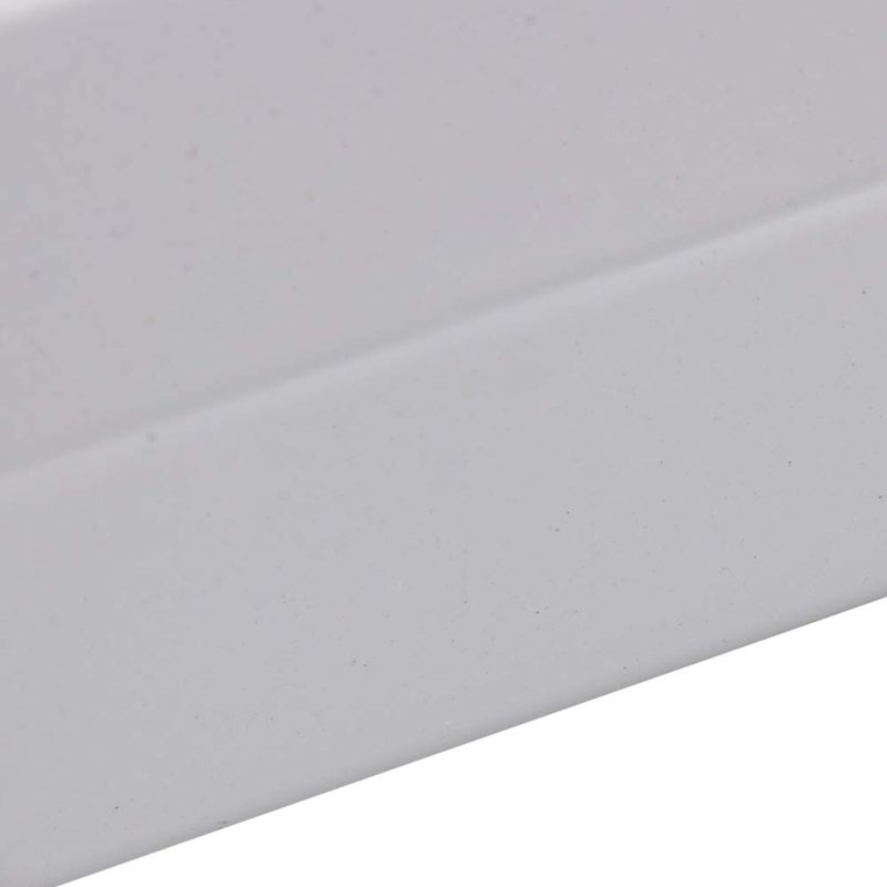 RDEXP 4X Carbon Steel Felt Furniture Legs Table Risers Square Supports White 40x52mm - Image 5